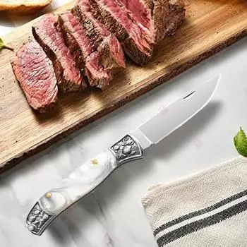 Складной нож из нержавеющей стали, мясной тесак, нож для нарезки фруктов, портативный карманный нож, нож для разделки мяса, кухонные принадлежности