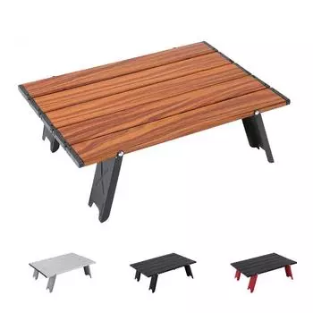 Складной обеденный стол, уличный ультралегкий алюминиевый складной портативный стол, принадлежности для кемпинга