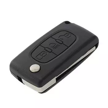 Складной откидной автомобильный брелок с 3 кнопками, чехол для Citroen C2 C3 C4 C5 C6