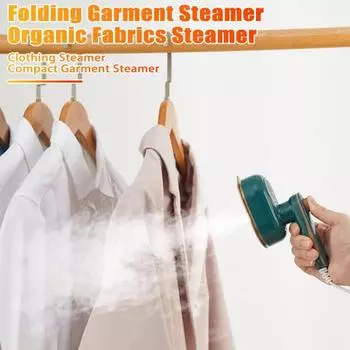 Складной отпариватель для одежды, мини-утюг для путешествий, постоянная температура нагрева, портативный ручной отпариватель со складной ручкой EU белый