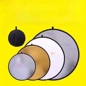 Складной отражатель для освещения при фото- и видеосъемке Two-in-one, diameter 30cm