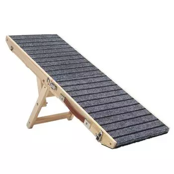 Складной пандус для домашних животных, прочная поддержка, нескользящий, экономящий место, деревянный, регулируемый, переносной пандус для собак для C