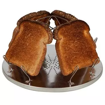 Складной поднос для тостов с хлебом для кемпинга, газовая плита, плита для барбекю, стойка для тостера для кемпинга, держатель для уличного портативного тостера для кемпинга, гриль