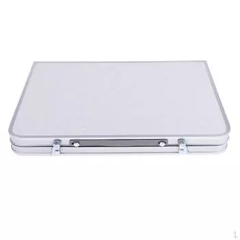 Складной походный стол, портативный стол для пикника, открытый сад, барбекю, обеденный стол, белый