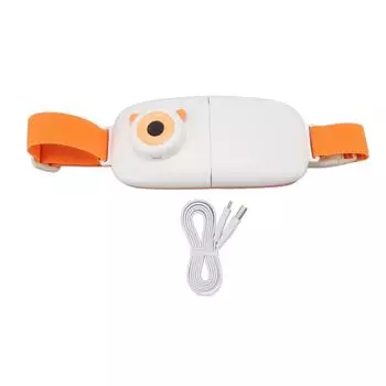 Складной пояс от менструальных болей с цифровым дисплеем и USB-зарядкой, быстрый нагрев, согревающий пояс для женщин оранжевый