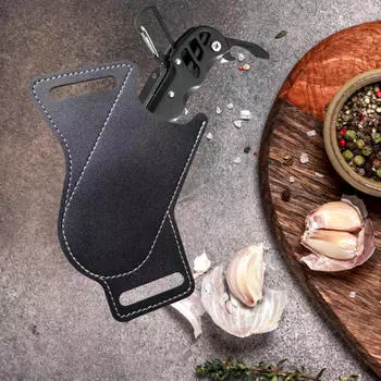 Складной поясной чехол из искусственной кожи Black