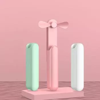 Складной портативный многофункциональный вентилятор Мини-ручной вентилятор USB 2000 мАч Перезарядка Ручной небольшой карманный вентилятор с блоком питания