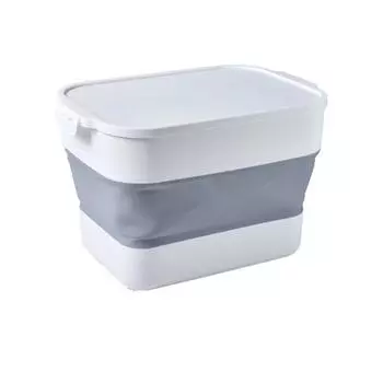 Складной ящик для хранения автомобилей, большой автомобильный запасной ящик для хранения игрушек для дома, пластиковый ящик для хранения серый