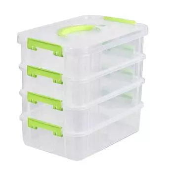 Складной ящик для хранения, настольный ящик для игрушек, органайзер с крышкой, ящик для хранения, органайзер для спальни зелёный