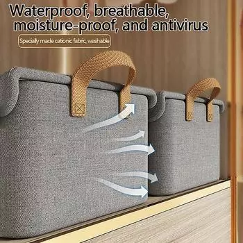 Складной ящик для хранения одежды и брюк из стальной рамы 50*31*25cm