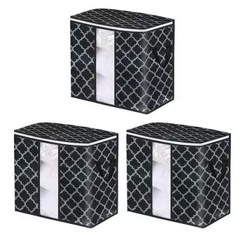 Складной ящик для хранения, портативный органайзер для одежды, аккуратный чехол, чемодан, нетканый ящик для хранения вещей, контейнер для хранения одеял, сумка, коробка#d 55X35X25cm