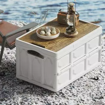 Складной ящик для хранения вещей в японском стиле для кемпинга с большой вместимостью