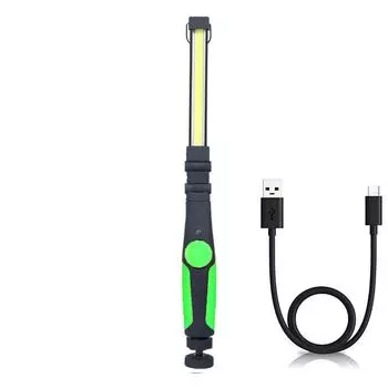 Складной рабочий фонарь COB LED, перезаряжаемая лампа на светодиодной ленте, магнитный инспекционный фонарь, фонарь для ремонта автомобилей WorkShop, 1 шт.