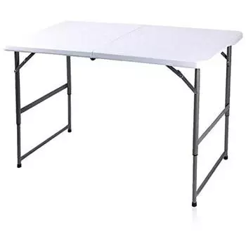 Складной рабочий стол для работы на открытом воздухе, ширина верхней пластины из армированного пластика, стол, стол, стол, 120 см,