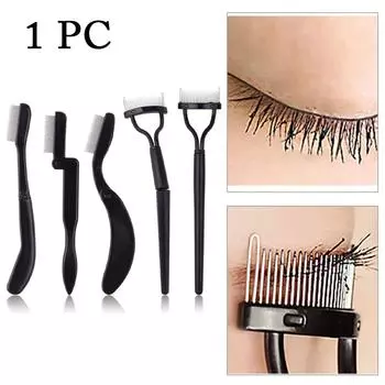 Складной разделитель ресниц Wimper Kam Metalen Wenkbrauw Borstel, аппликатор для туши для ресниц Professionele Wimpers, набор для завивки ресниц, инструменты для макияжа 1 PC