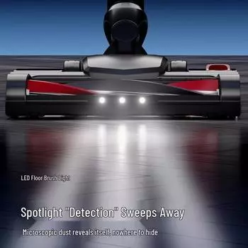Складной ручной беспроводной пылесос и швабра с высокой мощностью всасывания и насадкой для удаления пылевых клещей US Standard (Universal)