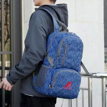 Складной рюкзак для отдыха на природе, легкий водонепроницаемый рюкзак для горных путешествий, складной спортивный рюкзак, сумка One Size зелёный