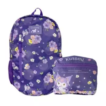 Складной рюкзак Hatayama Shoji Watercolor Flower Kuromi В38 x Ш28 x Г13 см 33202302