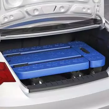 Складной самокат с раздвижной базовой пластиной, колеса на 360 градусов, складная тележка грузоподъемностью 500 фунтов