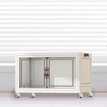 Складной шкаф для хранения вещей, модный, портативный, для кухни, гостиной, фермерского дома, белый, 1 слой, 45 см