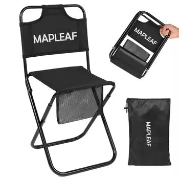 Складной складной стул Mapleaf Outdoor Ultra Load Capacity для 1 человека, включает в себя складное кресло для просмотра цветущей вишни, кресло со спинкой, компактное, легкое, 75 кг,