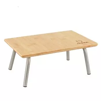 Складной стол ATEPA для кемпинга, мини-стол 36 x 25 x 15 см, бамбуковый уличный стол, легкий, компактный, одноходовой, прикроватный столик для одиночного кемпинга, отдыха, пикника