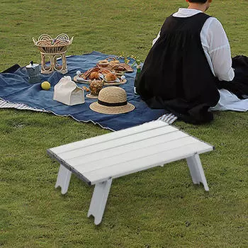 Складной стол для кемпинга, алюминиевый, универсальный, портативный, прочный, уличный, пляжный, для заднего двора A