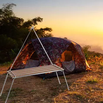 Складной стол для кемпинга, складной пикник, легко носить с собой, многофункциональный, деревянный, портативный Beech