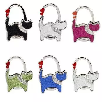 Складной стол, кошелек для кошек, вешалка со стразами, сумка, держатель с крючком, подарки 1