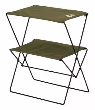 Складной стол Takeda Corporation Olive 51 x 30 x [Уличный/Складной/2-х ярусный] 56,5 см EFT21-155OV