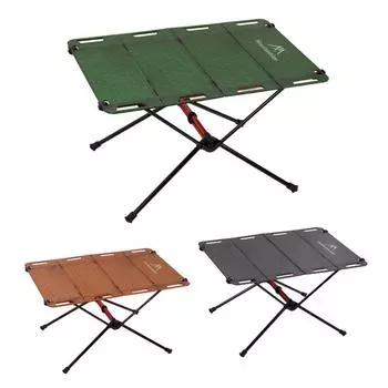 Складной столик для кемпинга, легкий уличный стол с сумкой для переноски, пляжное барбекю, приготовление пищи армия зеленый