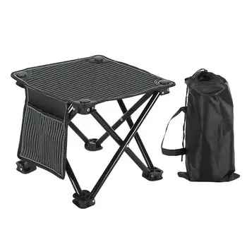 Складной стул CloudTur для кемпинга на открытом воздухе 570 г, ультракомпактный, мгновенное хранение в 1 удобной сумке для хранения, цветущая горная вишня, возврат в течение 30 дней чёрный