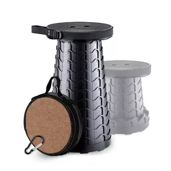 Складной стул для кемпинга, легко регулируется по высоте, складной стул для кемпинга, ждет, когда его разложат на открытом воздухе, инструкция на японском языке, сумка для хранения в комплекте