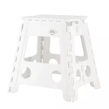 Складной стул компактный уличный табурет-стремянка высота 39 см черный табурет грузоподъемность 150 кг стильный складной кемпинговый садовый гриль [Fancy] bzl-16-wl