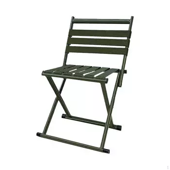 Складной стул, складное сиденье, прочный, удобный табурет для кемпинга с поддержкой спины для путешествий Small