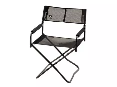 Складной стул Snow Peak Chair FD Chair Wide Mesh FD Chair Black Outdoor Camping LV-077M-BK