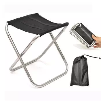 Складной сверхлегкий табурет для рыбалки, переносной табурет для отдыха на природе с сумкой для переноски для походов, пляжа, кемпинга, путешествий, пикника