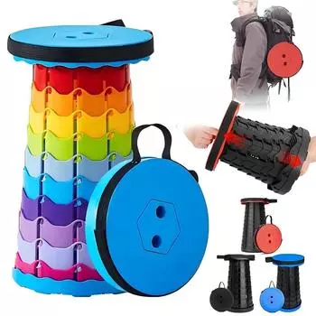 Складной табурет, складной стул для кемпинга, переносной стул с грузоподъемностью 400 фунтов, переносной табурет для походов, складной табурет