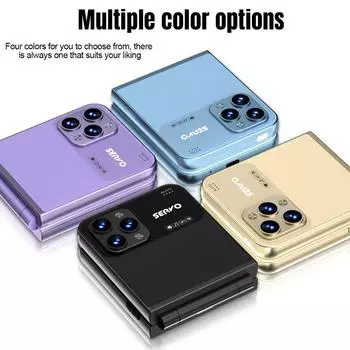 Складной телефон Flilo7 с FM-радио, женский раскладной мобильный телефон, небольшой раскладной мобильный телефон синий