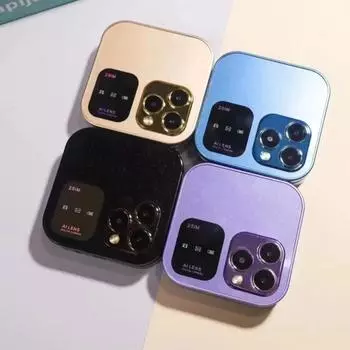 Складной телефон-раскладушка GSM 4SIM-карты 1,77-дюймовый экран Black чёрный