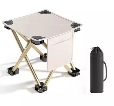 Складной только для улицы, компактная грузоподъемность, складной горный бежевый стул, легкий, 0,67 кг, кресло с одним нажатием, стул, 180 кг, легкий, удобный,