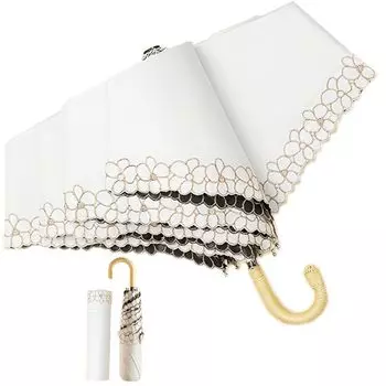 Складной УФ-фонарик Ultra 210T High Water Glass UV Gift Umbrella, женский зонтик, защита, 100% блокировка, складной, легкий, симпатичный, зонтик для использования