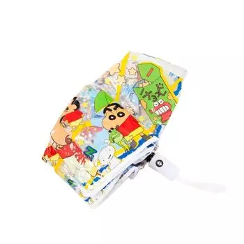 Складной УФ-карандаш для солнечной и дождливой погоды, складной тайфун, сезон дождей, стильный [THEBEASTPIE] Зонт Shin-chan, прозрачный, экранирующий, дни,