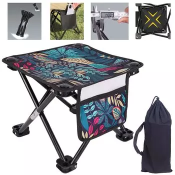 Складной уличный стул с боковой загрузкой, складной компактный, складной, легкий, складной, сумка для мгновенного хранения, алюминиевый, для горного парка, обеденный стул, стул,