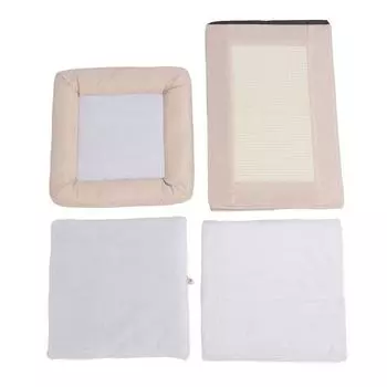 Складной универсальный двухэтажный домик для кошек с когтеточкой для домашнего магазина бежевый бежевый