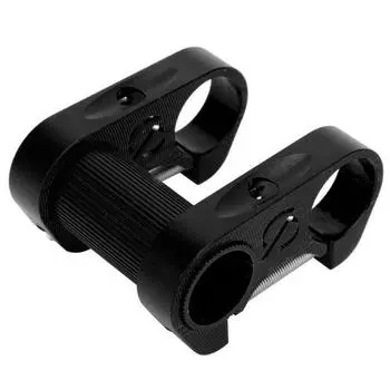 Складной велосипедный руль 25,4 мм вынос из алюминиевого сплава полый SP8 модифицированный двойной вынос черный Black