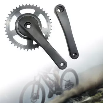 Складной велосипедный шатуны односкоростные алюминиевые сплавы круглые легкие шатуны набор квадратный конус для