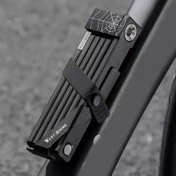 Складной велосипедный замок с защитой от кражи, электрический велосипед, замок с ключом в виде паутины, портативный велосипед, мотоцикл