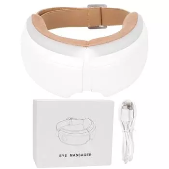 Складной вибрационный массажер для глаз с подогревом, Bluetooth, музыкальный инструмент для ухода за глазами, массажер
