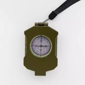 Складной военный компас FreeCamp, ЗЕЛЕНЫЙ